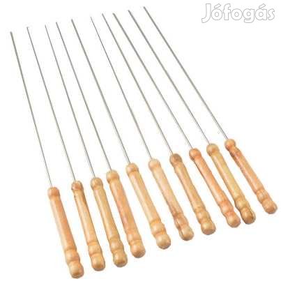 10 db fa+ Fém saslik nyárs 30 cm-es  (2187)