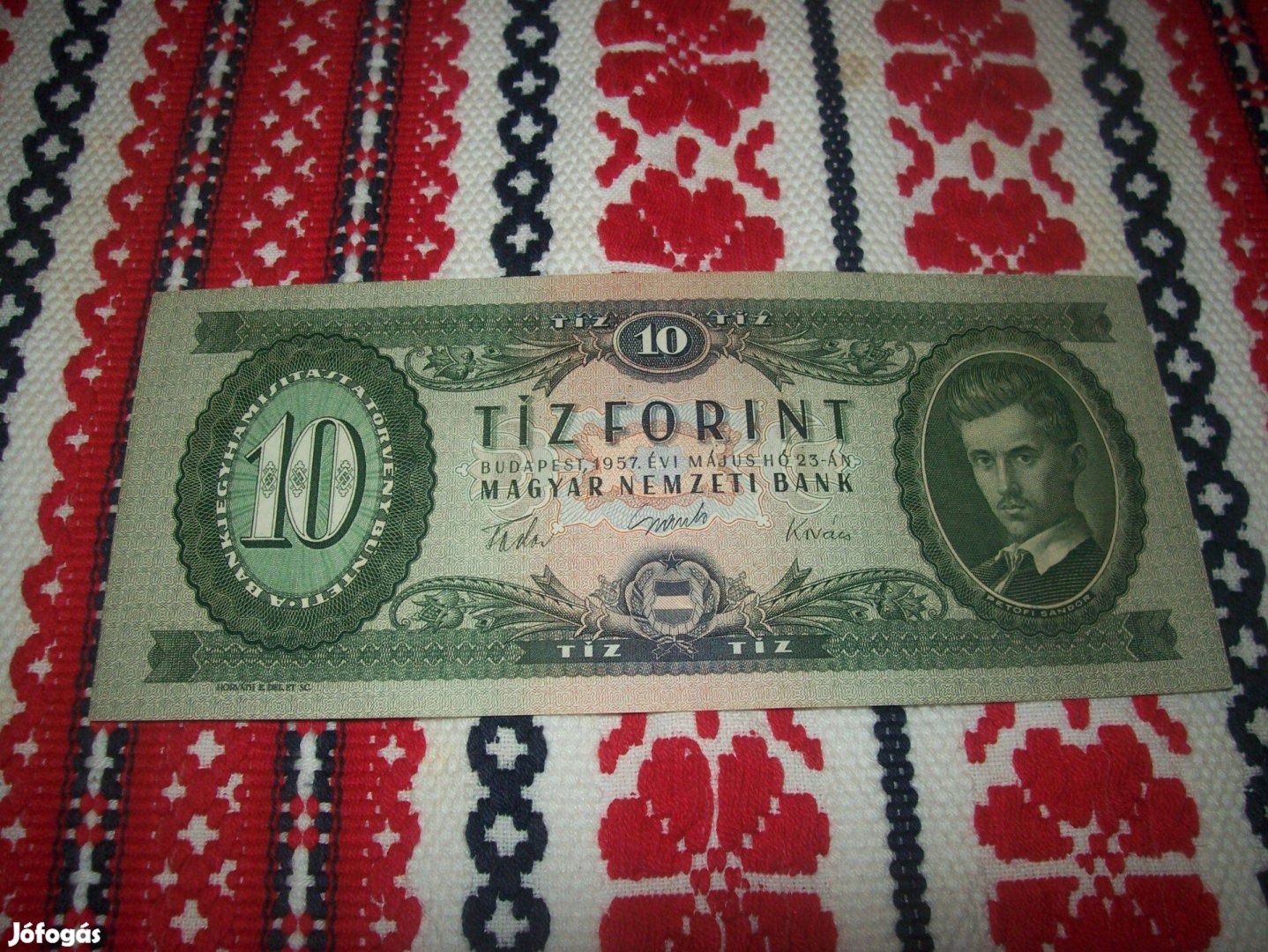 10 forint 1957 évjáratú. Ritka
