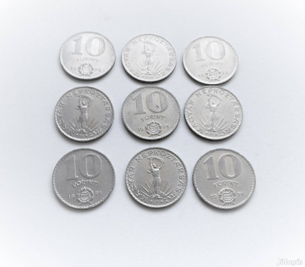 10 forint fém pénz érme 1971 1982