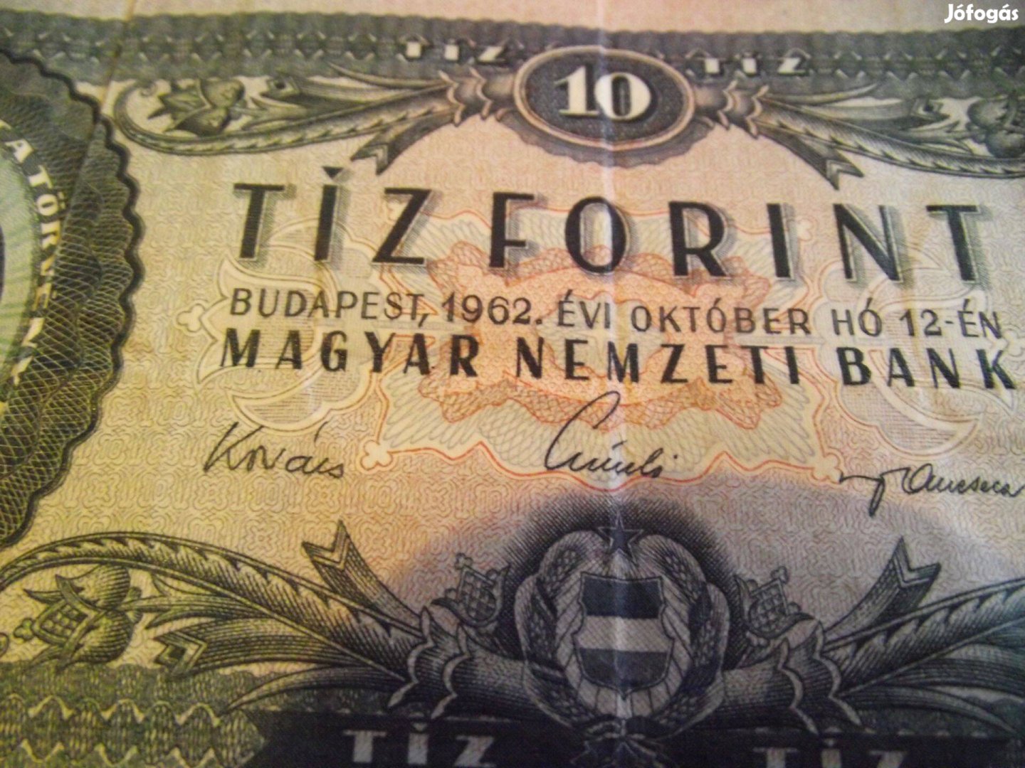 10 forint papír pénz 1962. A 715