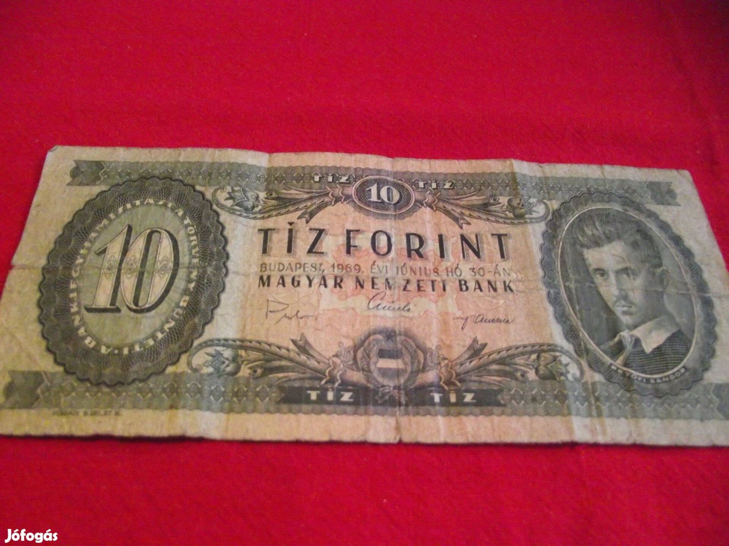 10 forint papír pénz 1969. A 873