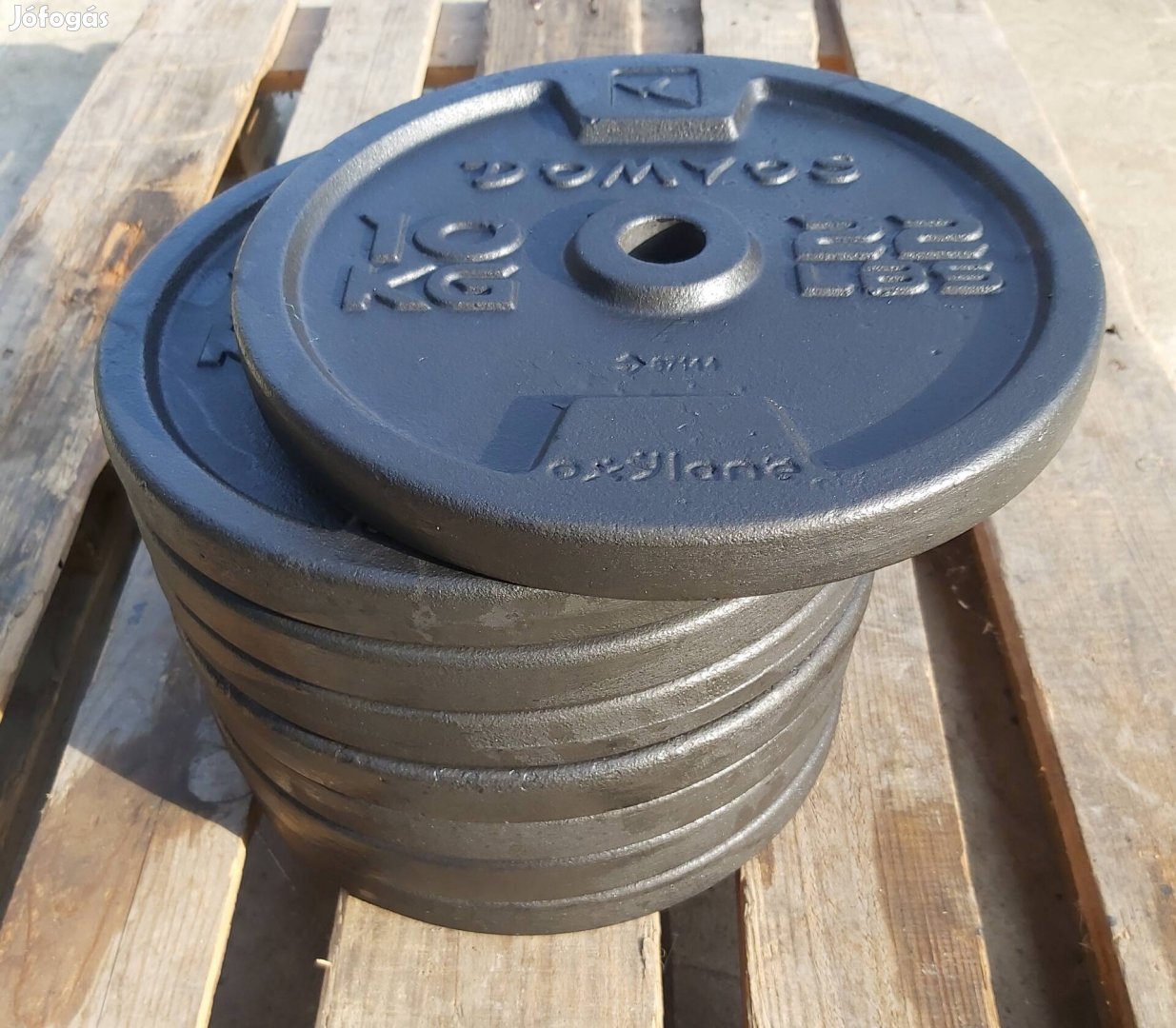 10 kg-os Domyos súlyzó tárcsák 29 mm-es furattal