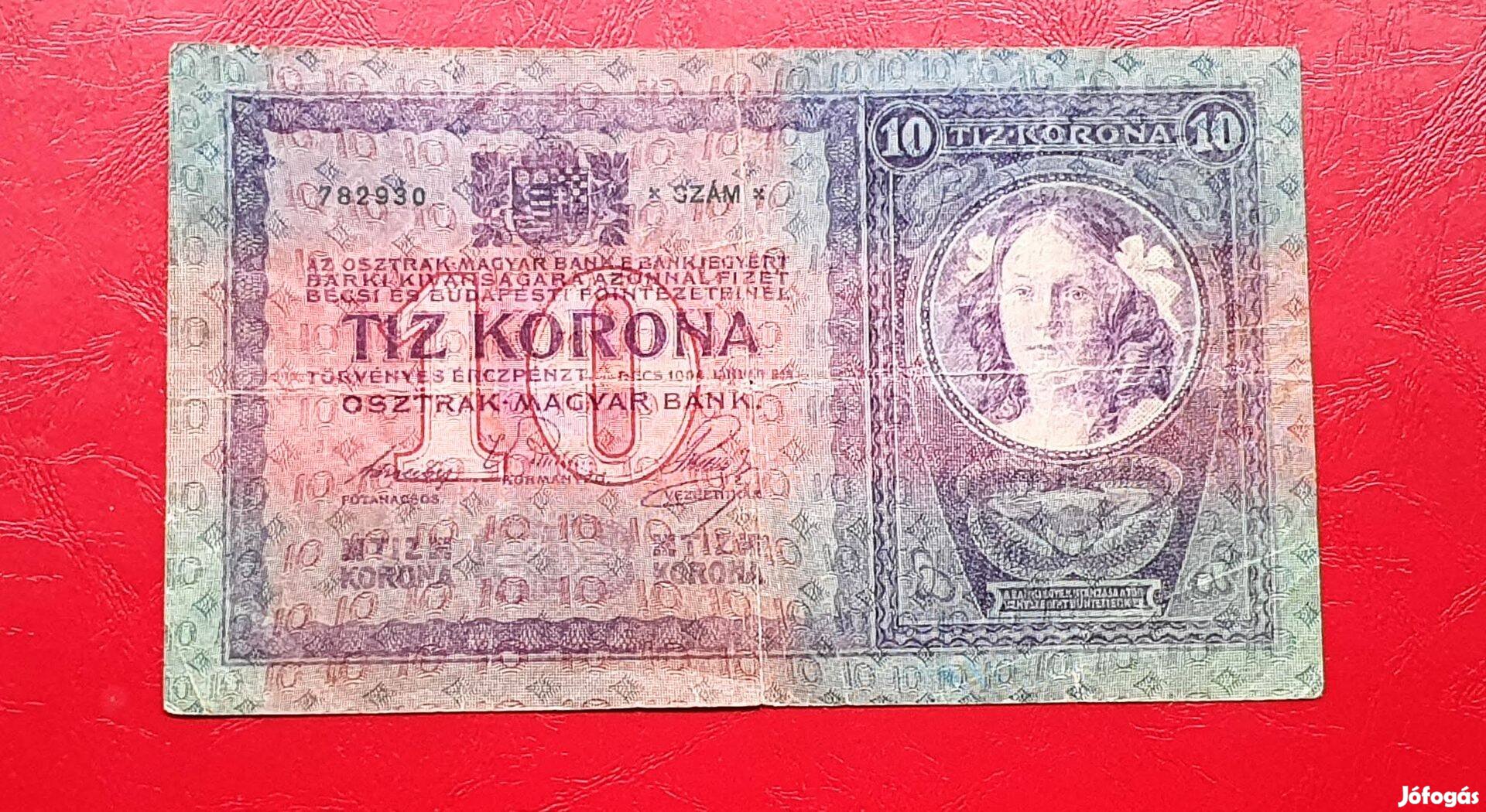 10 korona 1904-es szép állapotban