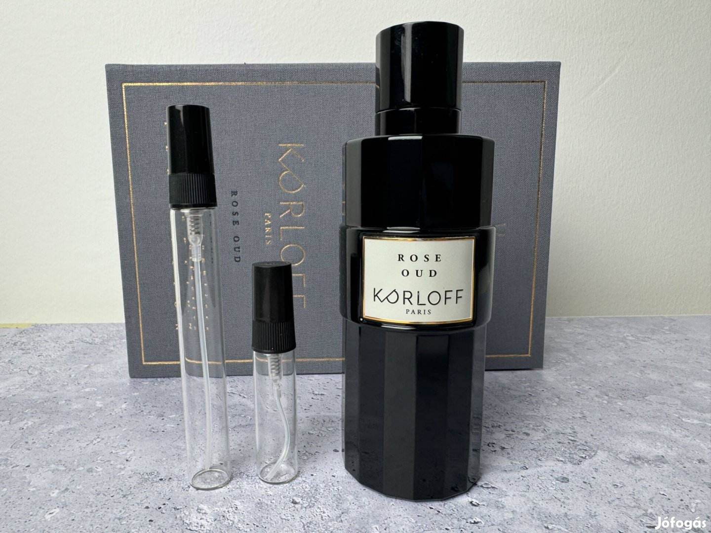 10 ml Korloff Mémoire Collection Rose and Oud edp dekant parfüm kölni
