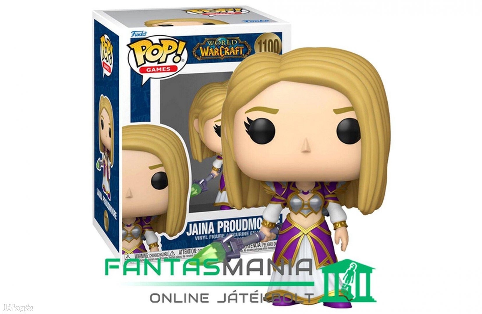10cm Funko POP 1100 World of Warcraft figura Jaina