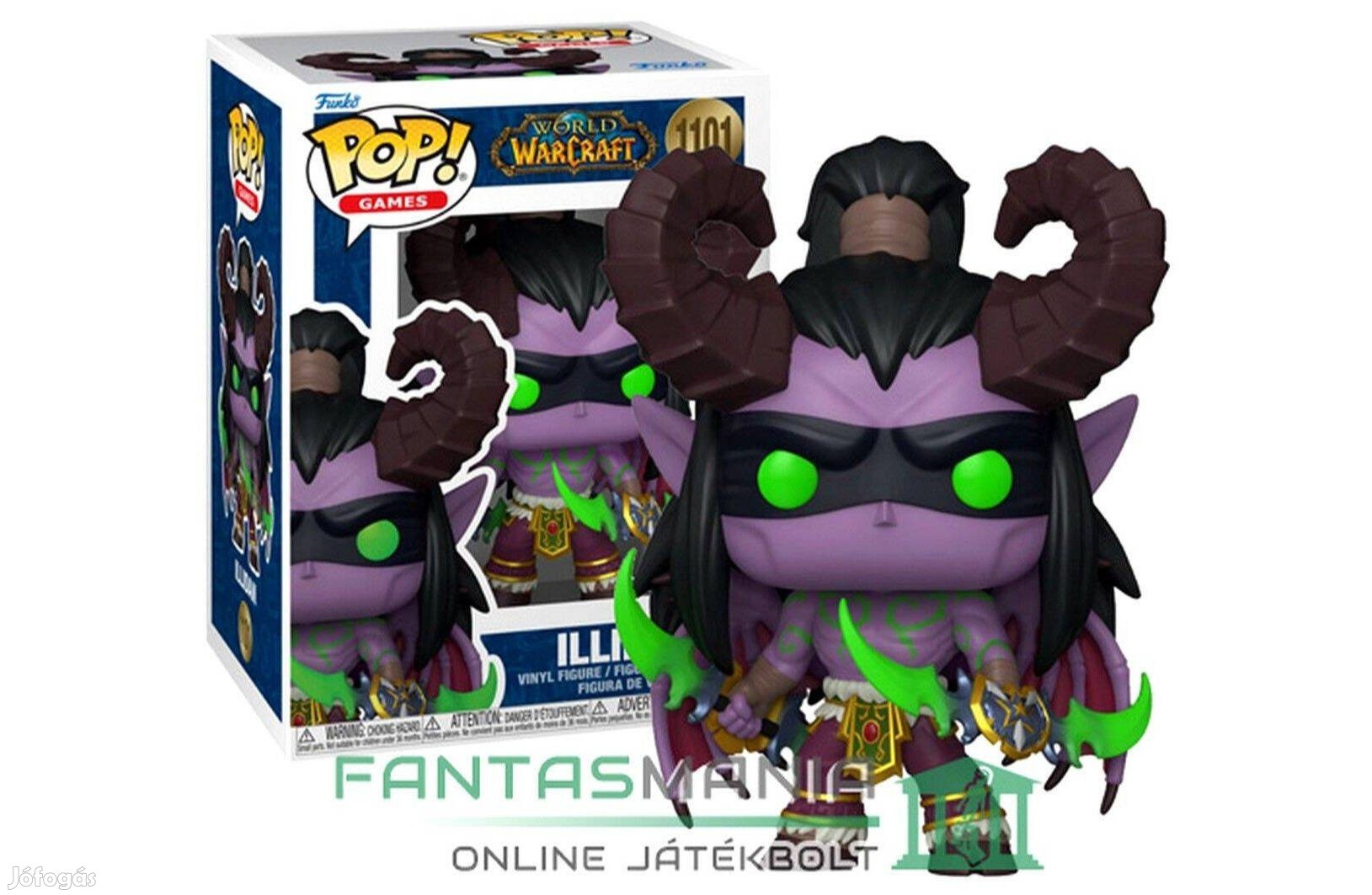 10cm Funko POP 1101 World of Warcraft figura - Illidan