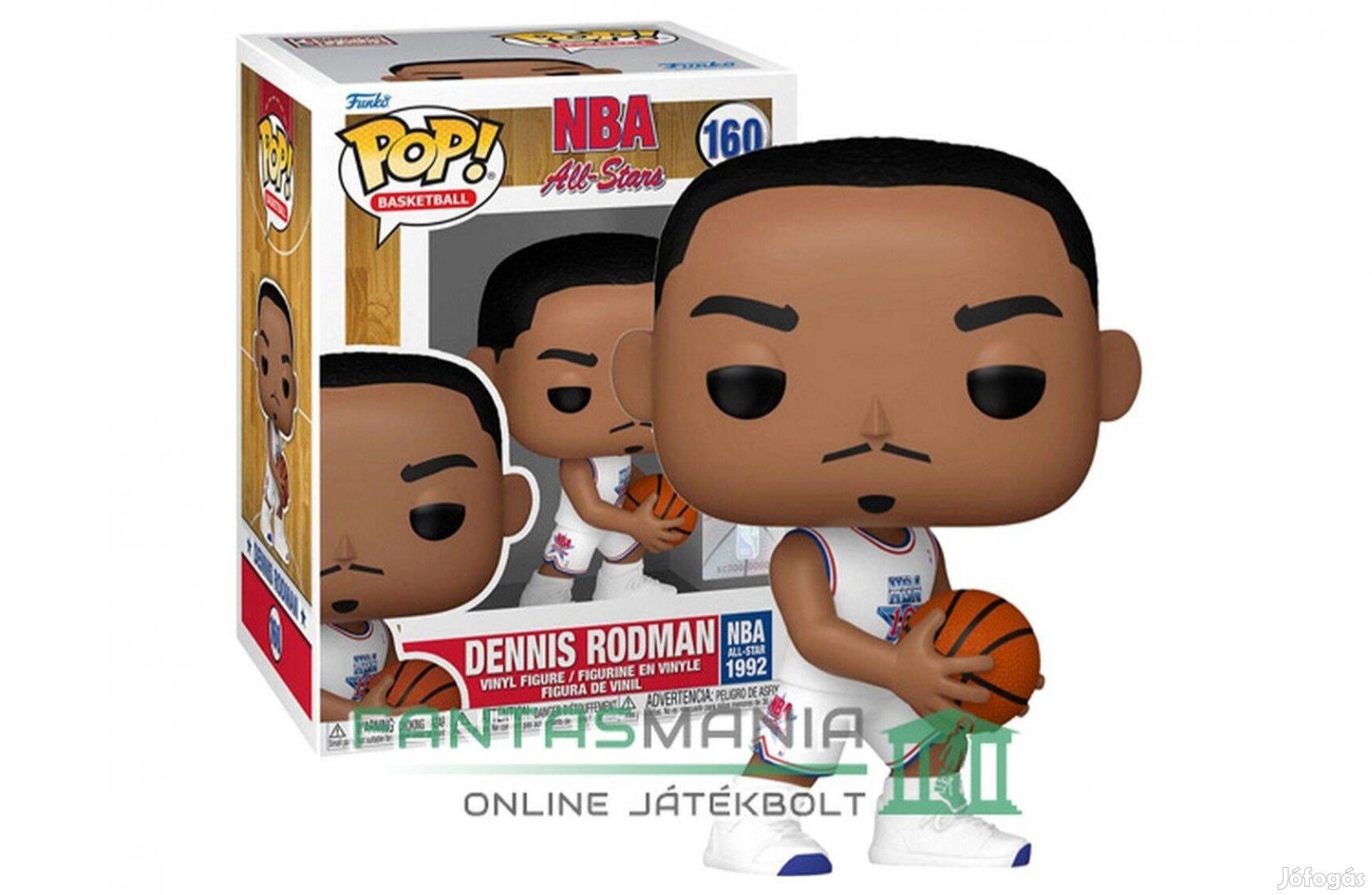 10cm Funko POP 160 figura Dennis Rodman (1992) figura