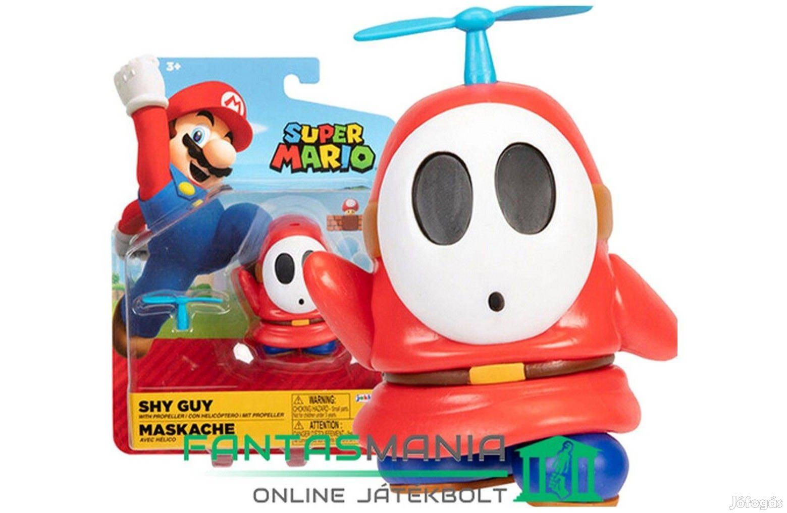 10cm Nintendo Super Mario Shy Guy figura