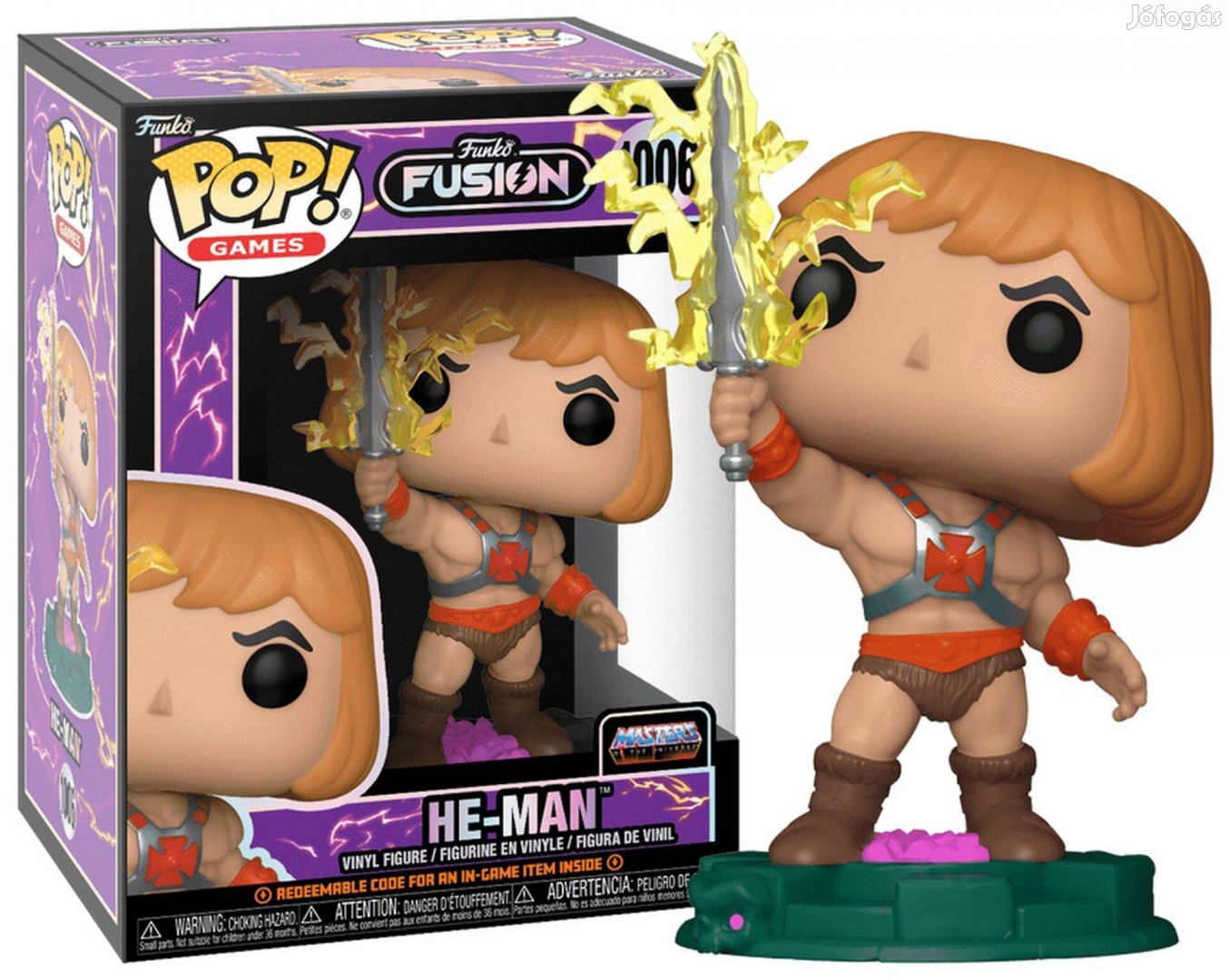 10cmes Funko POP 1006 - Masters of the Universe He-Man figura karddal
