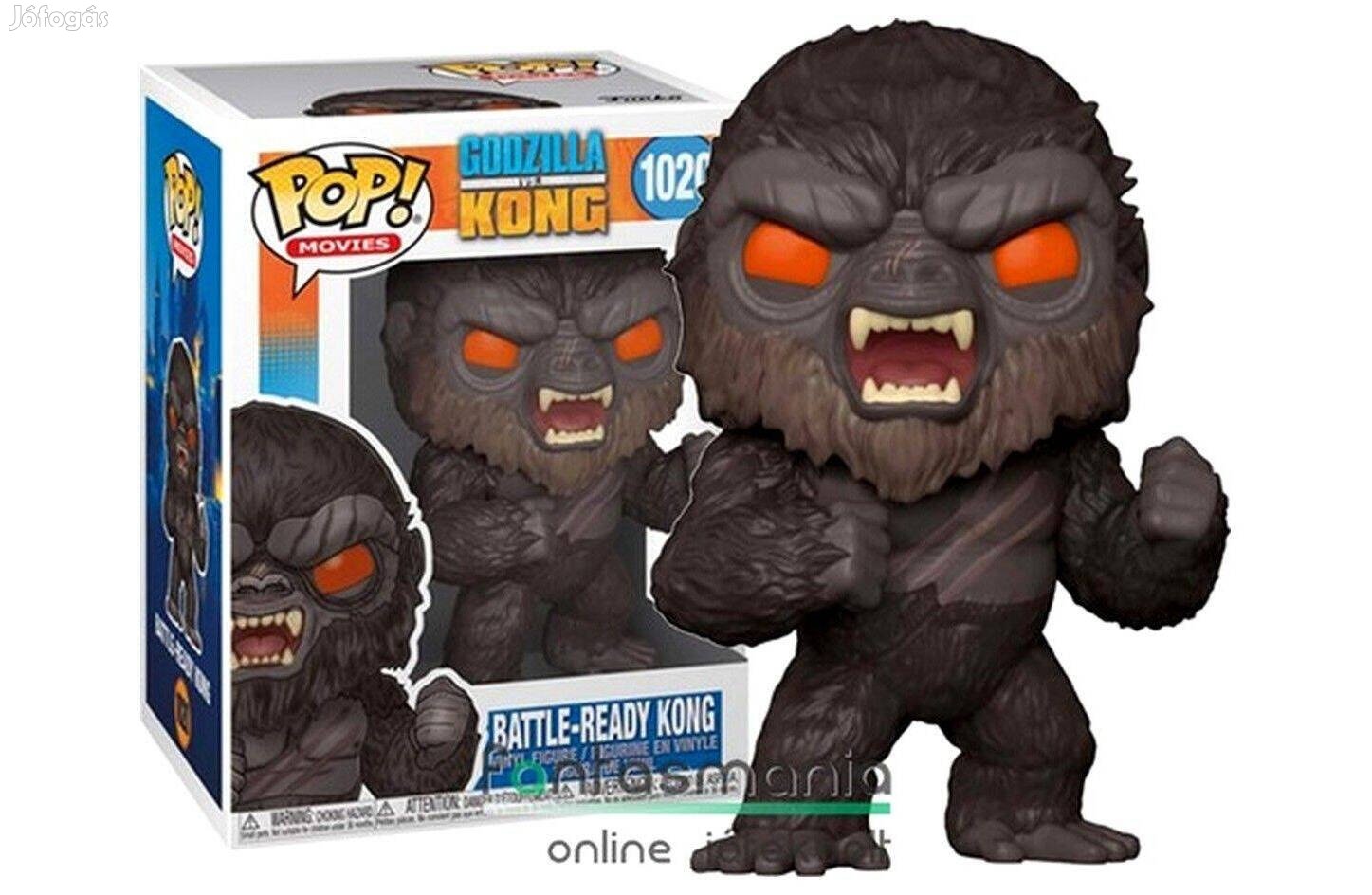 10cmes Funko POP 1020 Godzilla vs Kong - King Kong Angry Battle-Ready