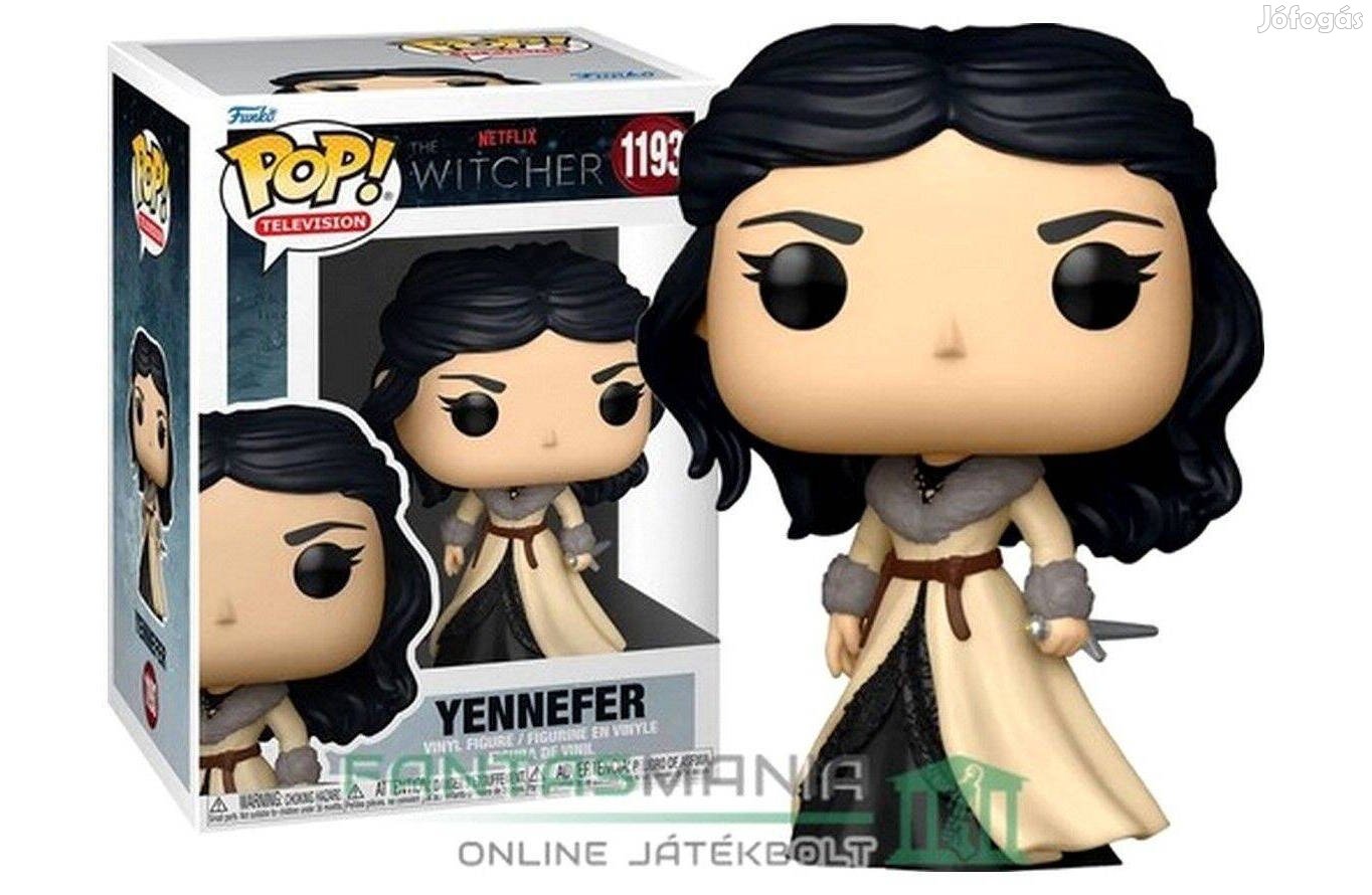 10cmes Funko POP 1193 Netflix Witcher Yennefer figura