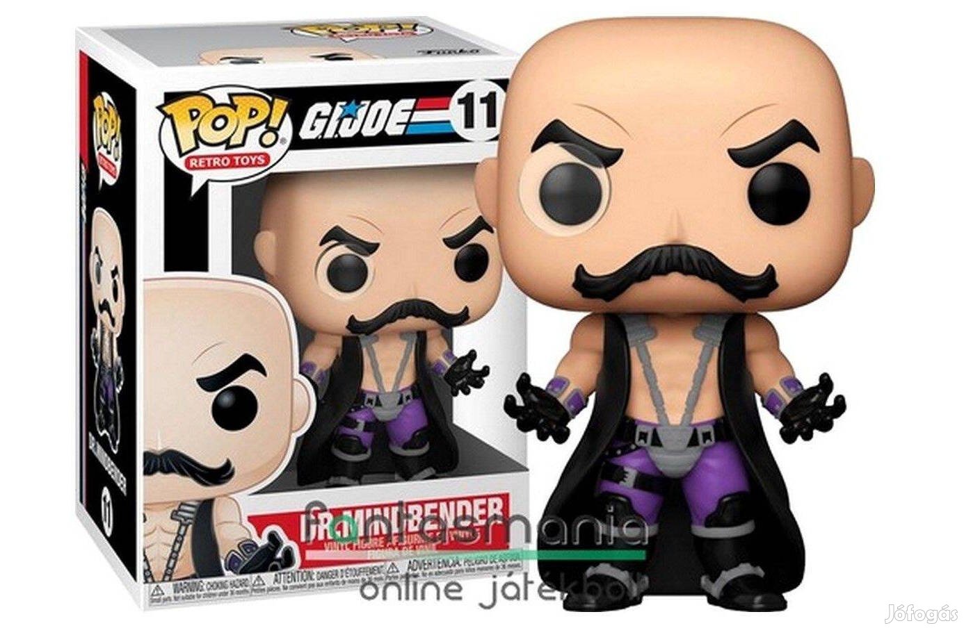 10cmes Funko POP 11 G.I. Joe Dr Doctor Mindbender figura