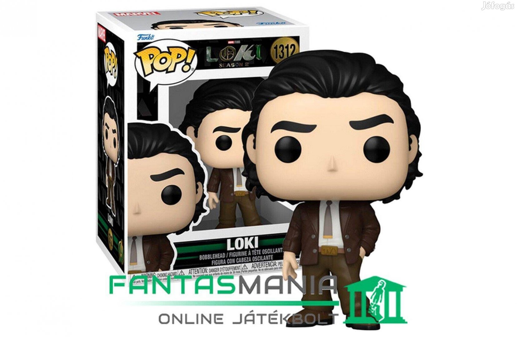 10cmes Funko POP 1312 figura - Marvel Loki figura