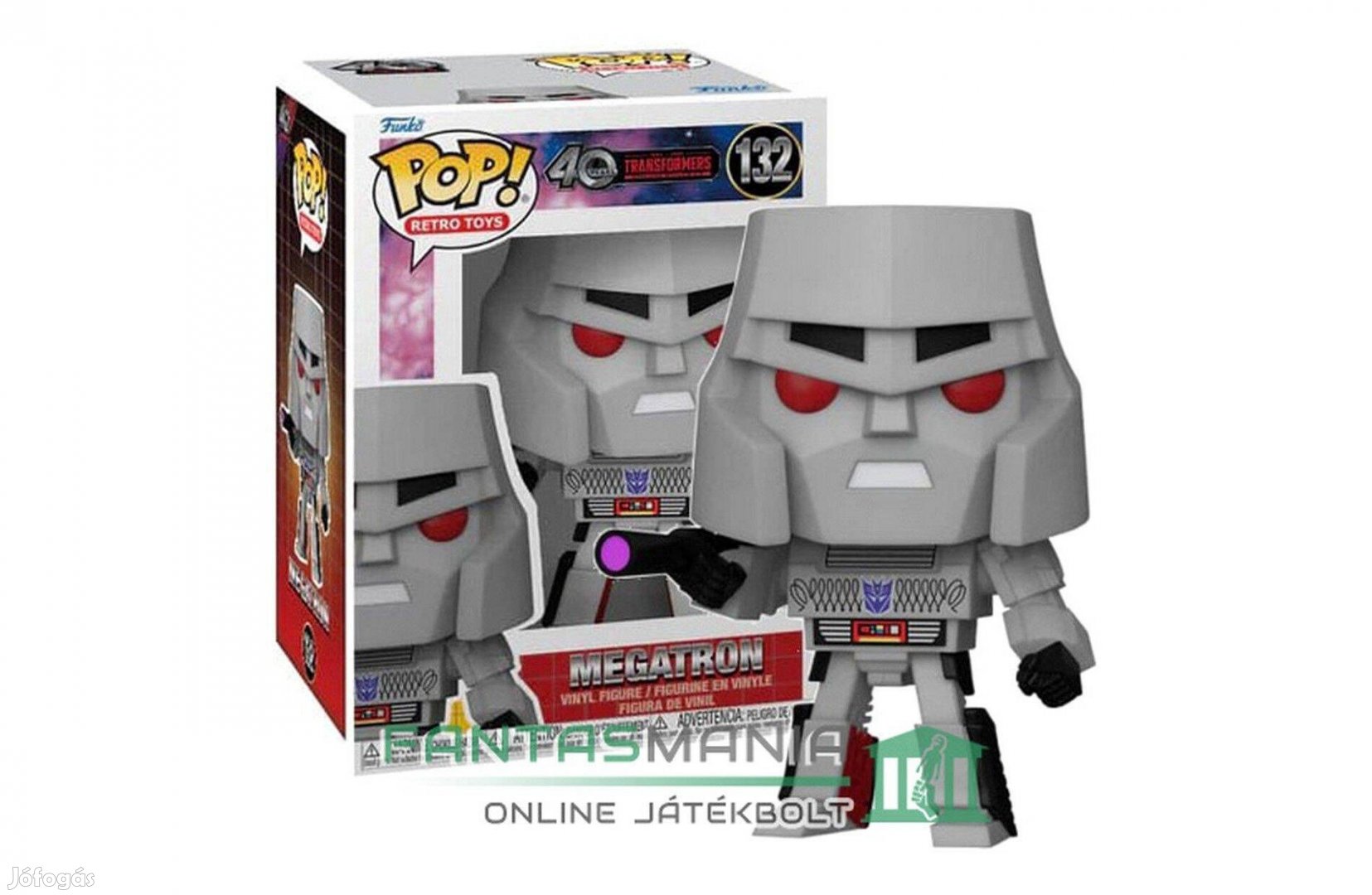 10cmes Funko POP 132 Transformers G1 Megatron