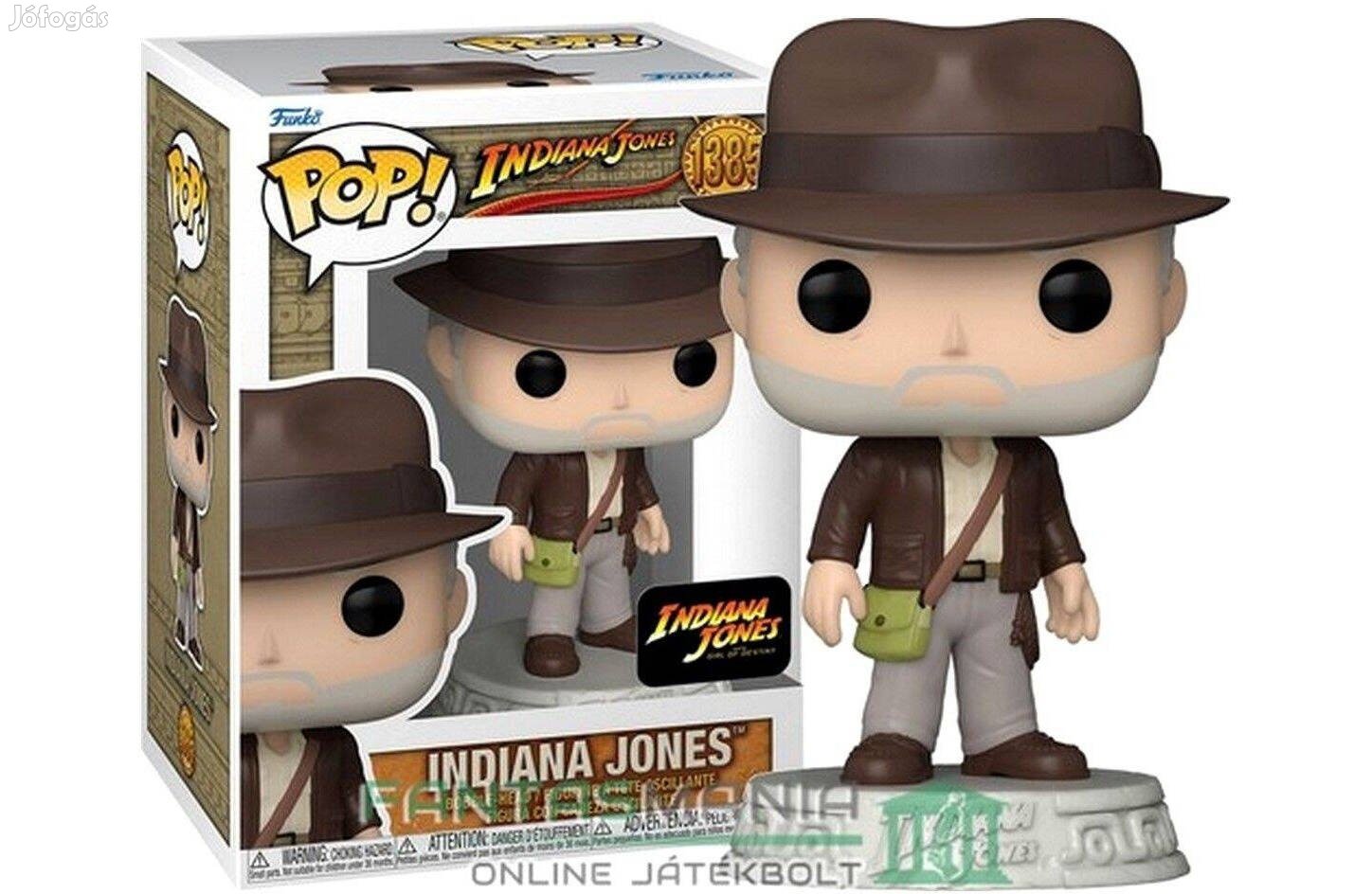 10cmes Funko POP 1385 Indiana Jones figura - Dial of Destiny Indy