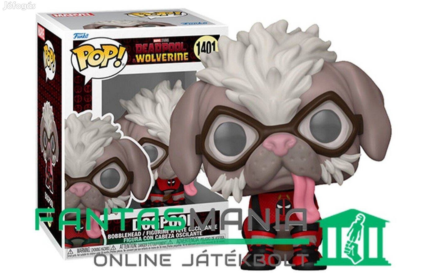 10cmes Funko POP 1401 Marvel figura - Wolverine vs Deadpool - Dogpool