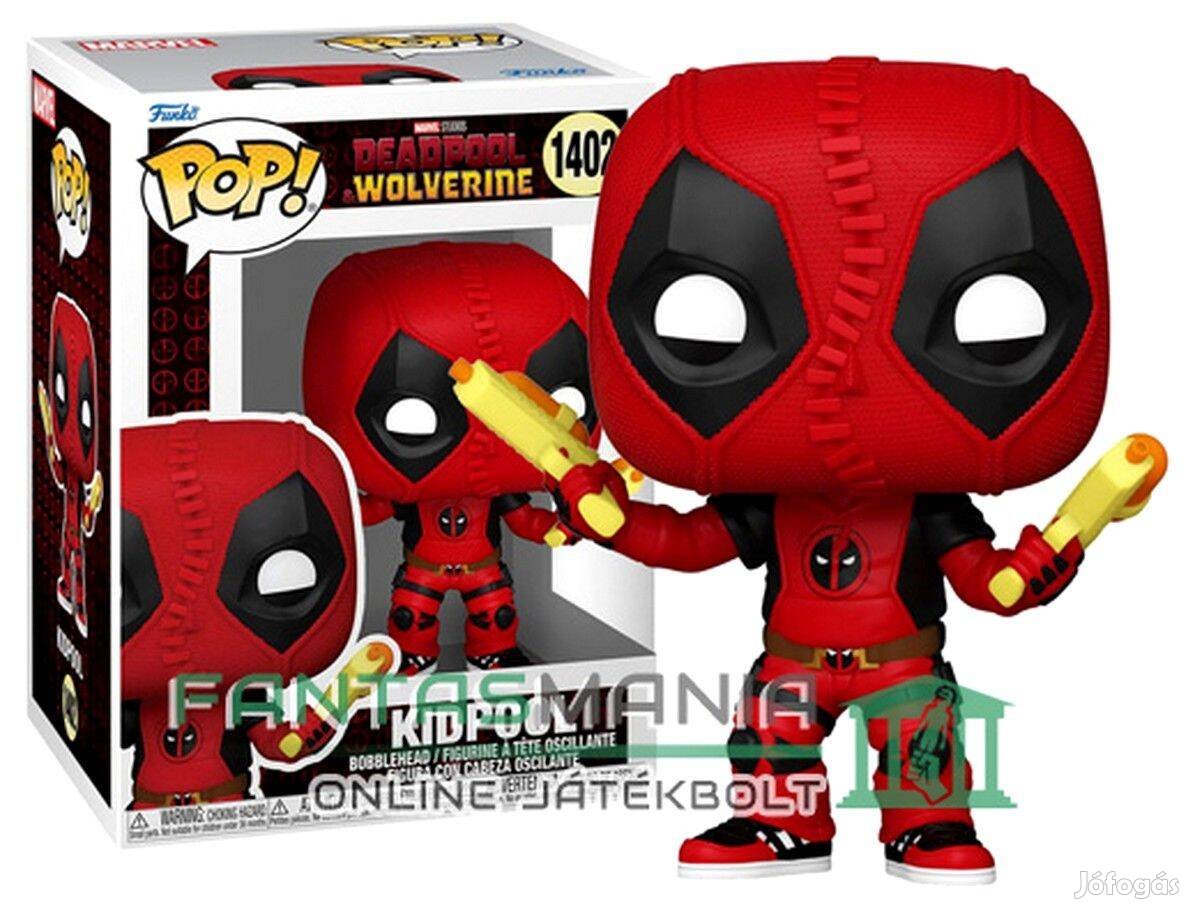 10cmes Funko POP 1402 Marvel figura - Wolverine vs Deadpool - Kidpool
