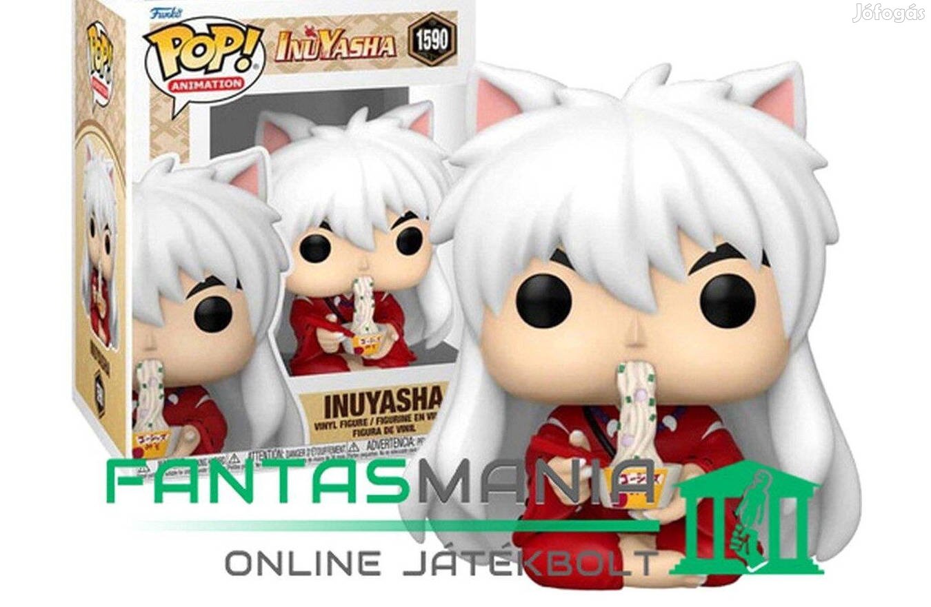 10cmes Funko POP 1590 Inuyasha (Eating) figura