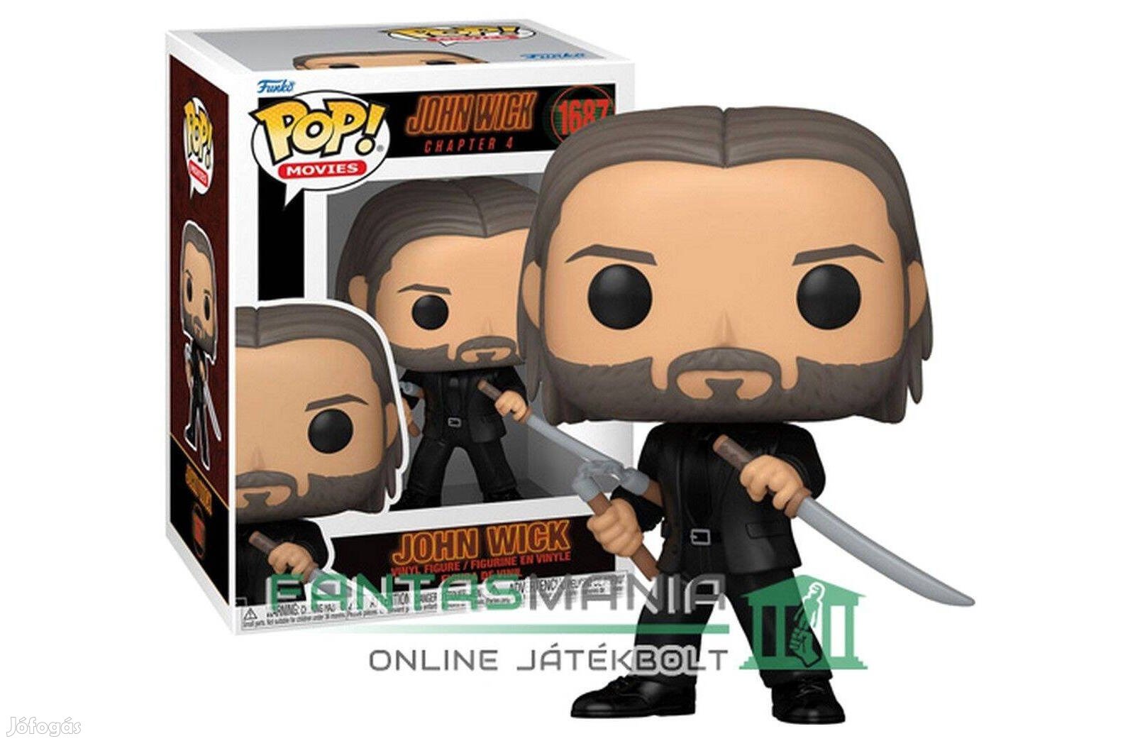 10cmes Funko POP 1687 John Wick figura - John Wick Chapter 4