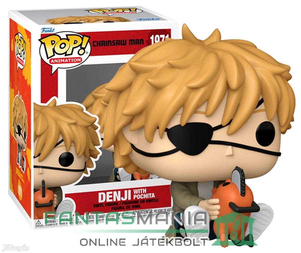 10cmes Funko POP 1971 Chainsaw Man Anime figura - Denji