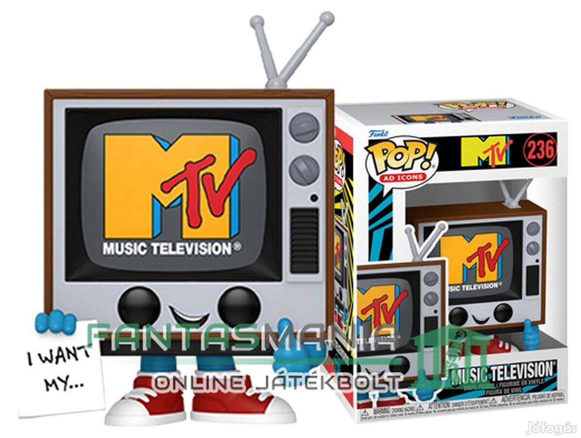 10cmes Funko POP 236 Ad Icons MTV Music Television Classic 1990s Logo