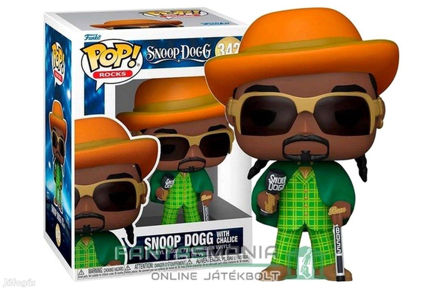 10cmes Funko POP 342 Snoop Dogg Whith Chalice figura