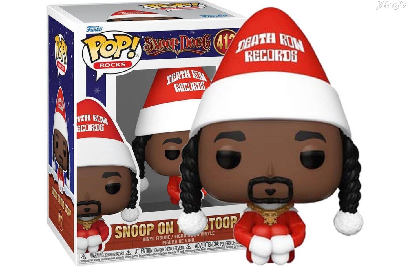 10cmes Funko POP 412 Snoop Dog: Snoop on a Stoop figura