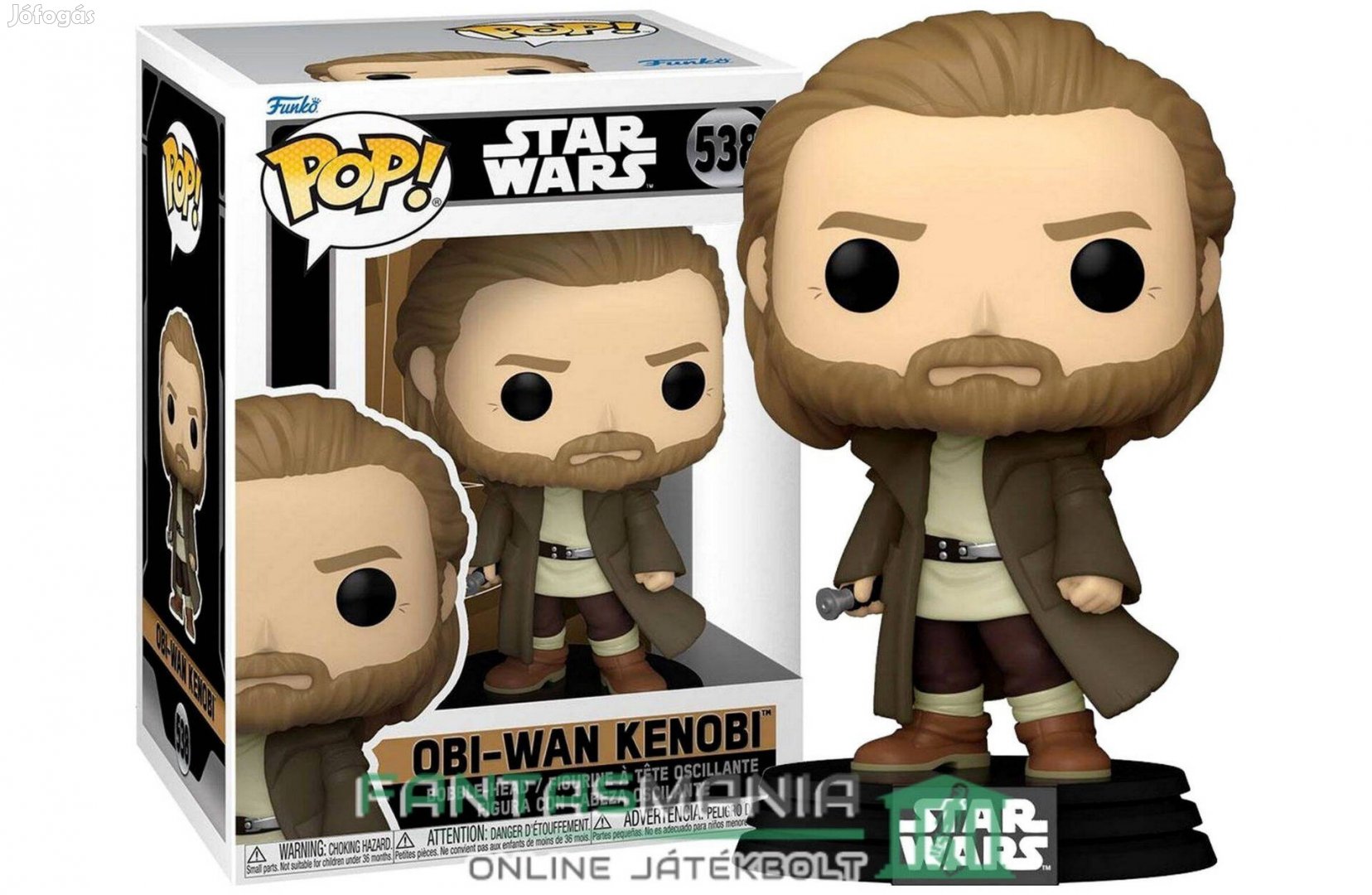 10cmes Funko POP 538 Star Wars Obi-Wan Kenobi figura