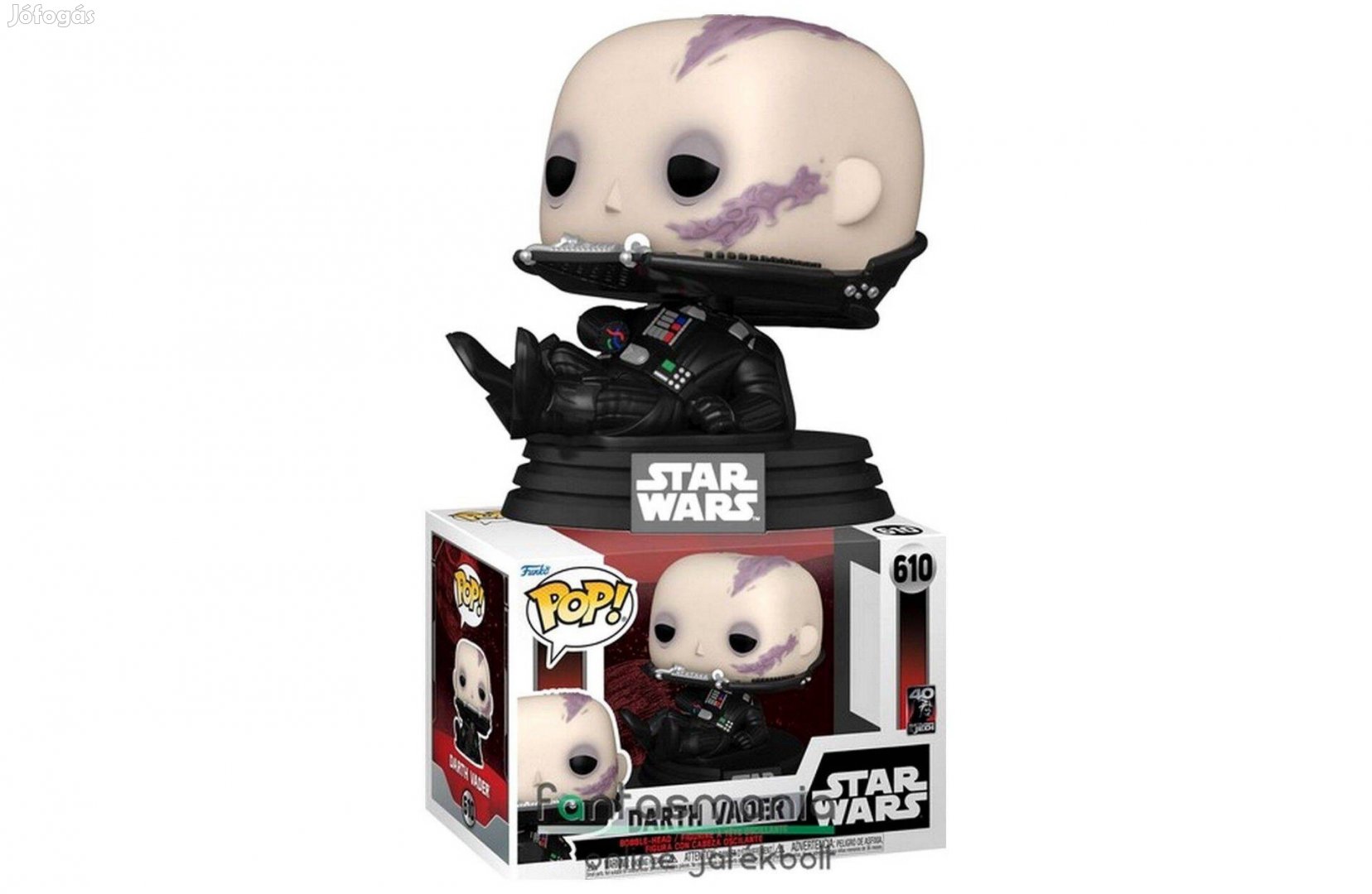 10cmes Funko POP 610 Star Wars Darth Vader Unmasked figura