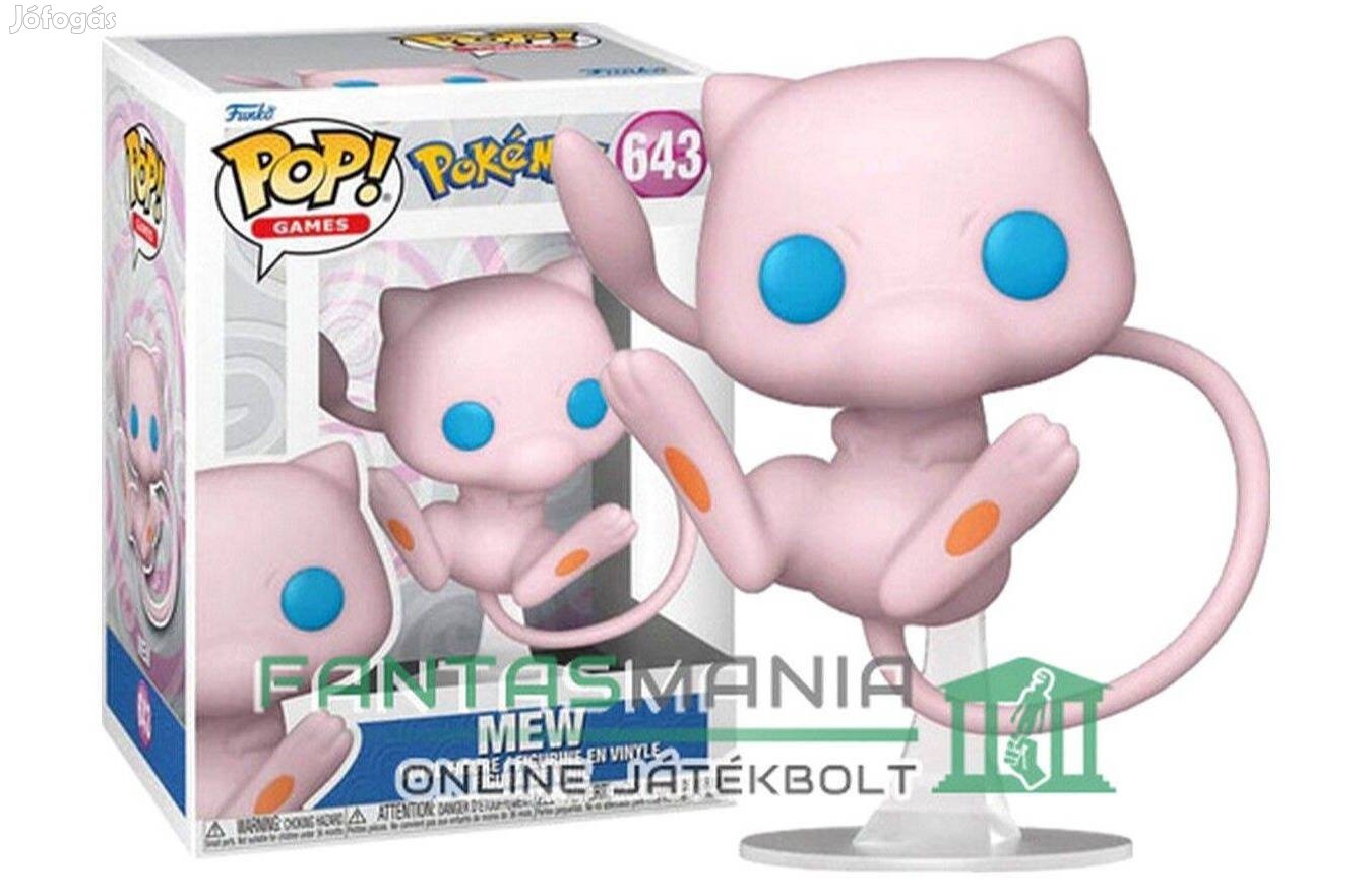 10cmes Funko POP 643 Pokémon figura - Mew