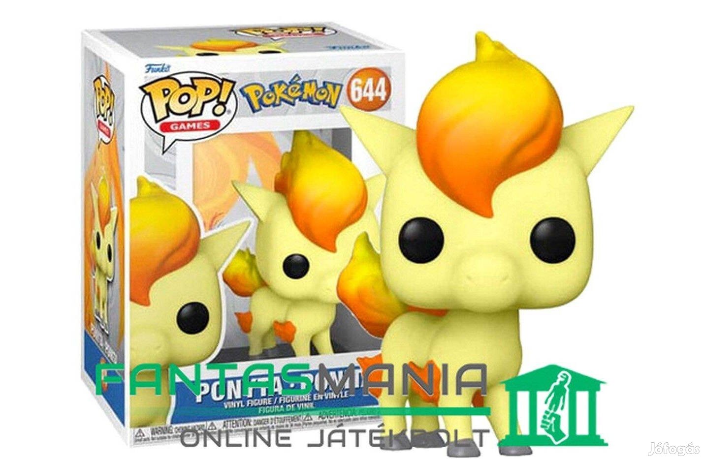 10cmes Funko POP 644 Pokémon figura - Ponita / Ponyta póni ló pokemon