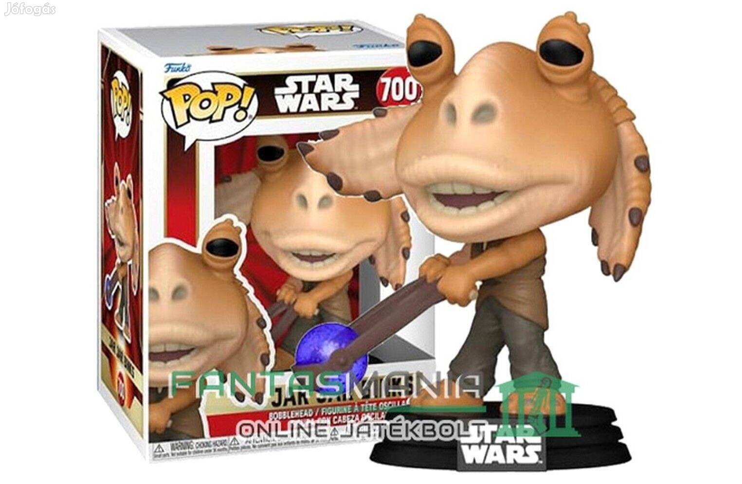 10cmes Funko POP 700 Star Wars Jarjar / Jar Jar Binks figura