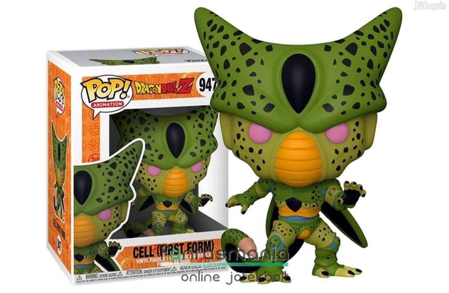 10cmes Funko POP 947 Dragon Ball Cell Firts Form figura