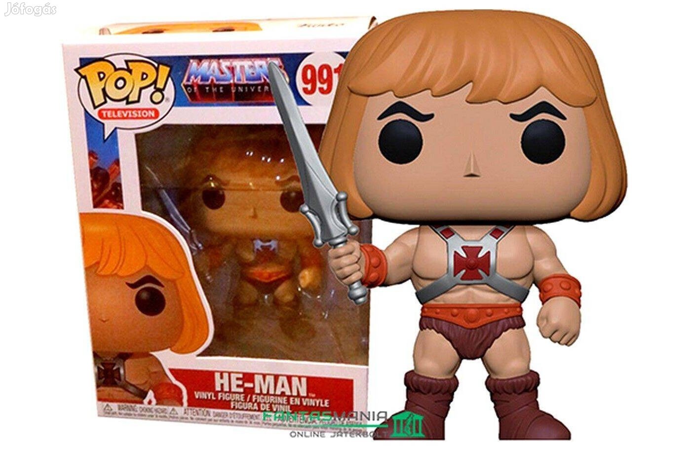 10cmes Funko POP 991 Masters of the Universe figura - He-Man figura