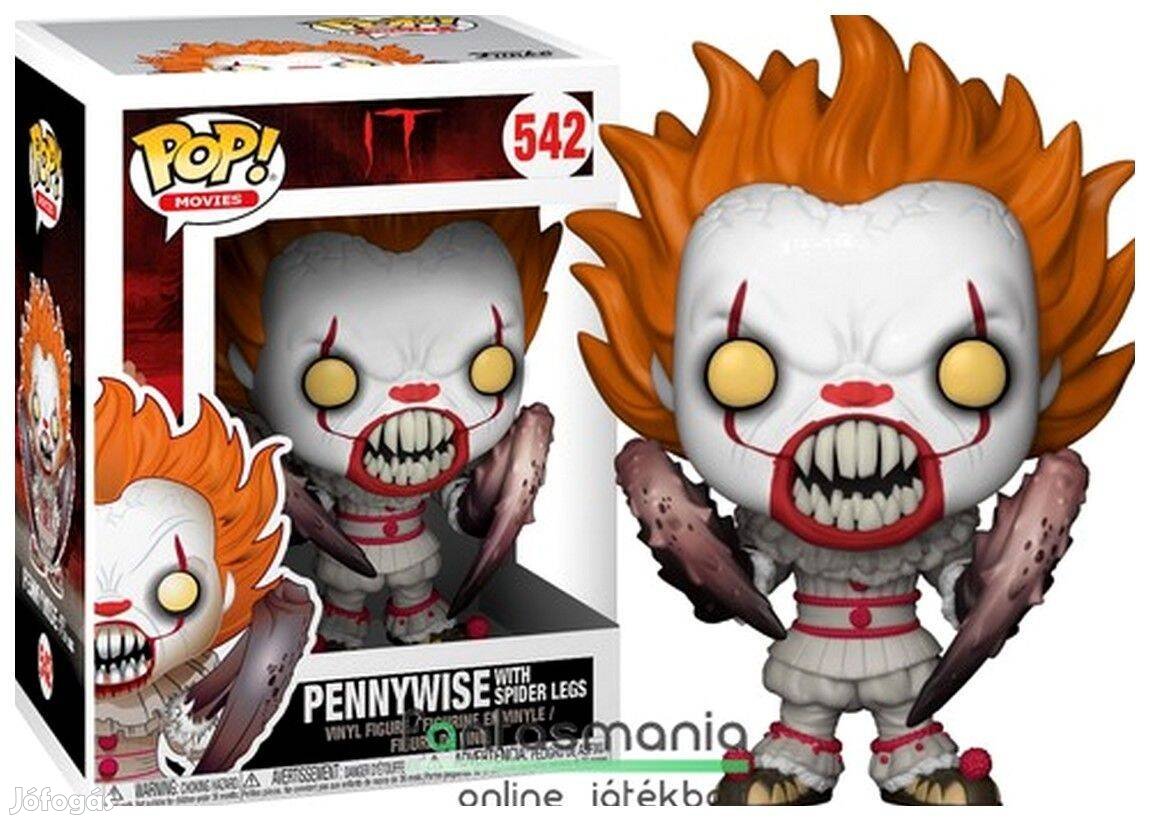 10cmes Funko POP figura Stephen King - IT Pennywise bohóc Spider Legs
