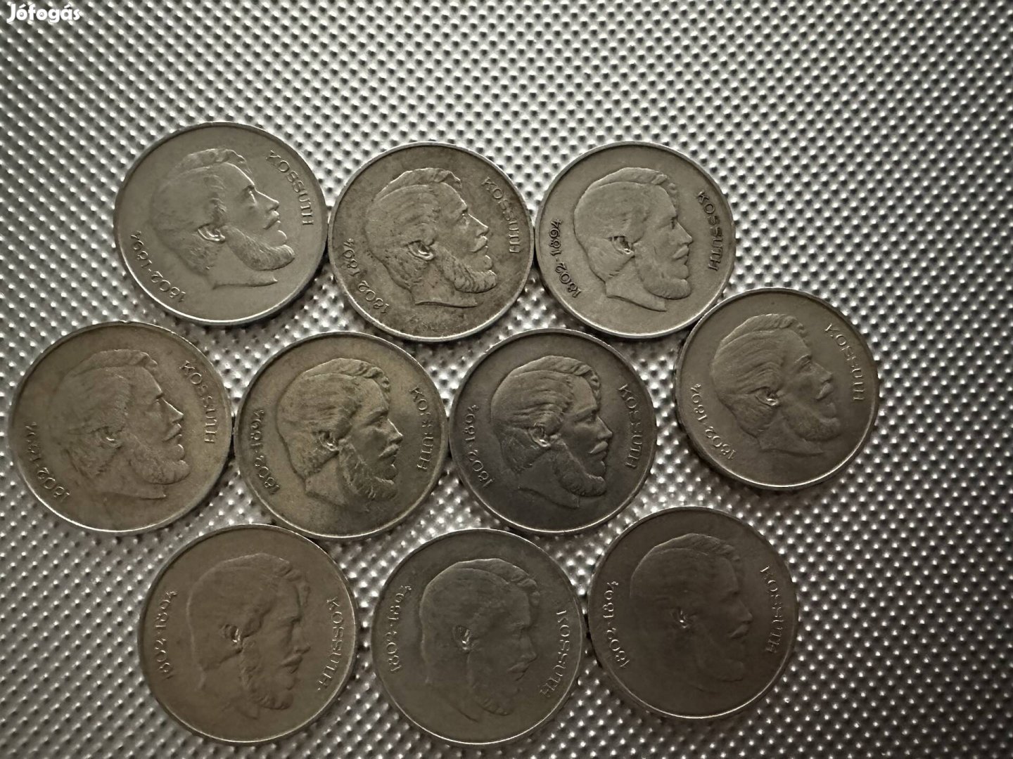 10db 1947 ezüst Kossuth 5 forintos