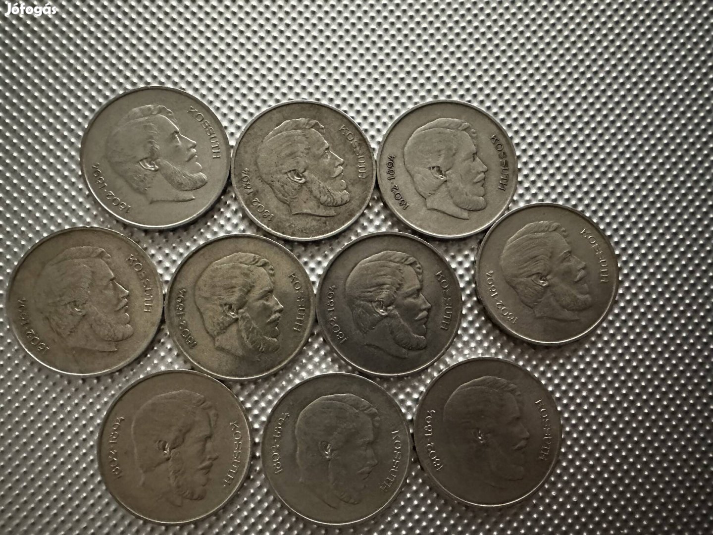 10db 1947 ezüst Kossuth 5 forintos 
