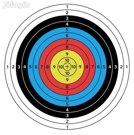 10db 60x60-as Céltábla Lőlap  (4834)