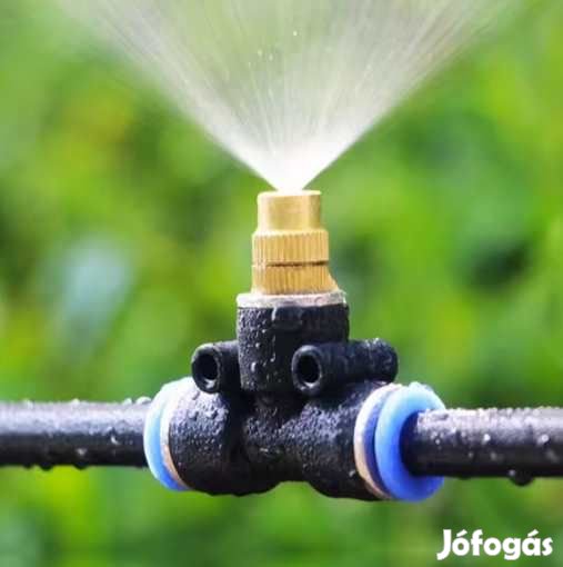 10db 8mm-es szórófej T-elosztóval 12-8-12mm  (5923)