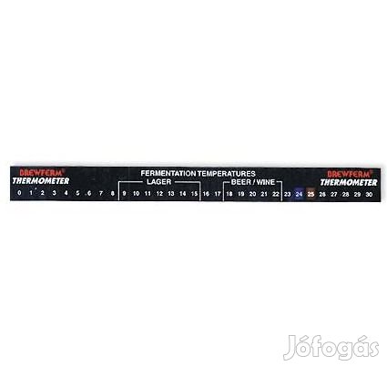 10db Hőmérő matrica liquid  crystal 2-36°C (6074)