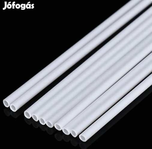10db MŰanyag Cső ABS  50 cm×10 mm Fehér színŰ  (5545)