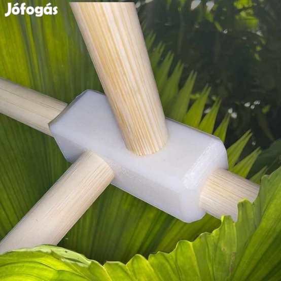 10db MŰanyag Összekötő 10mm-es Bambuszpálcához   (5533)