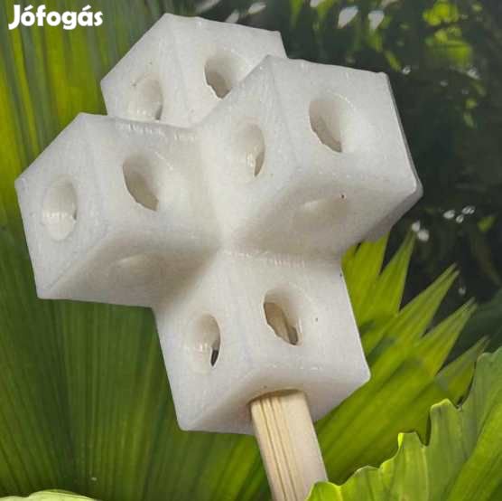 10db MŰanyag Sarokelem 4mm-es pálcához 5478