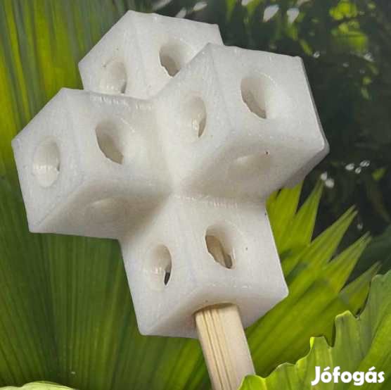 10db MŰanyag Sarokelem 4mm-es pálcához  (5478)