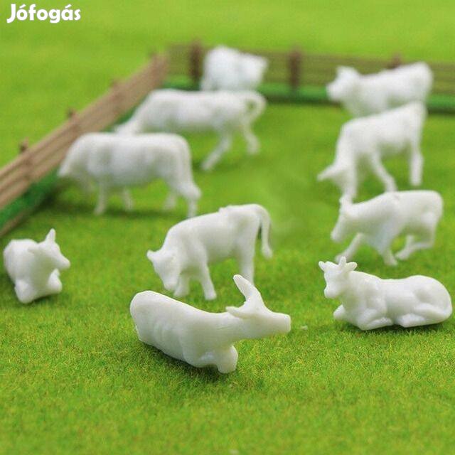 10db Makett Tehén Festetlen - 187 H0 Terepasztal _