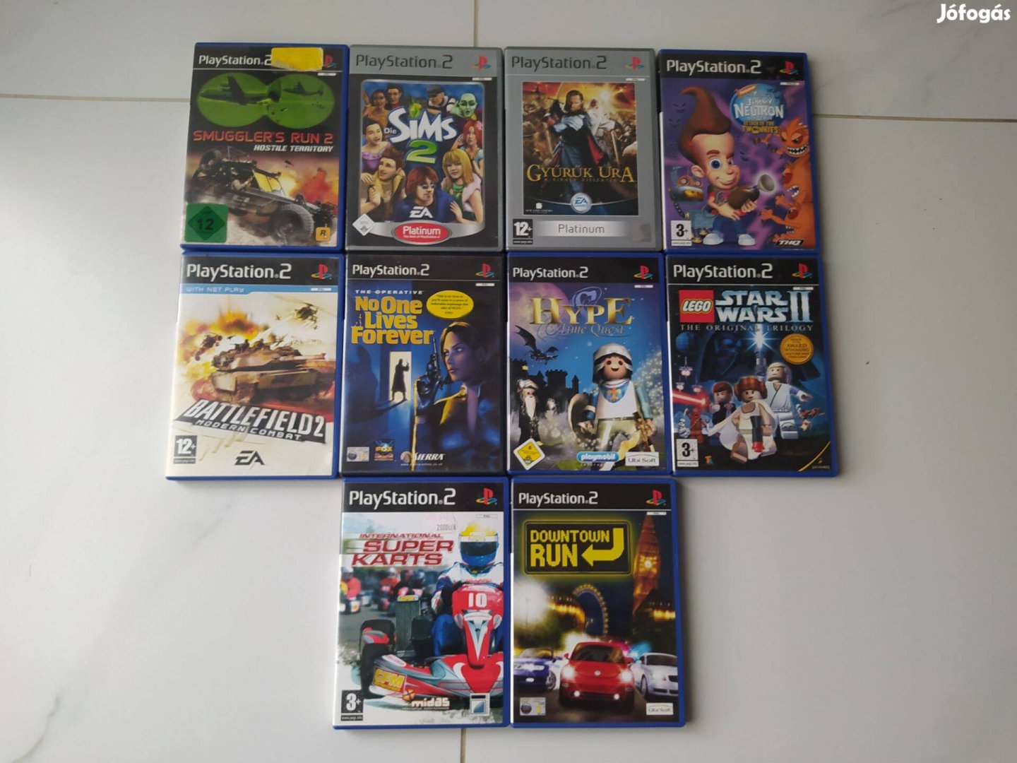 10db PS2 Playstation2 játék egyben szép állapotban