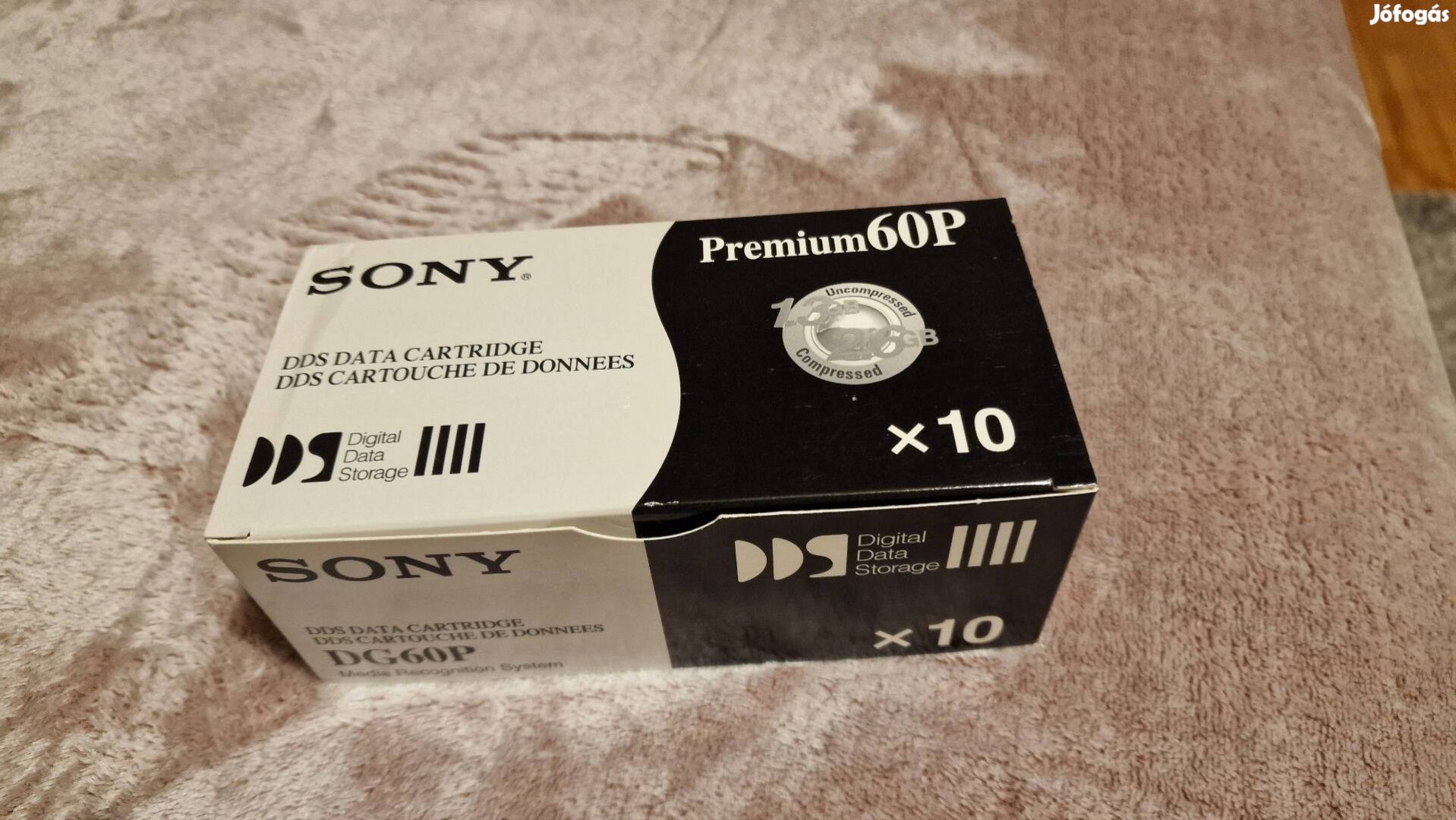 10db Sony DG60P DDS kazetta. Audio dat ba is használható. 