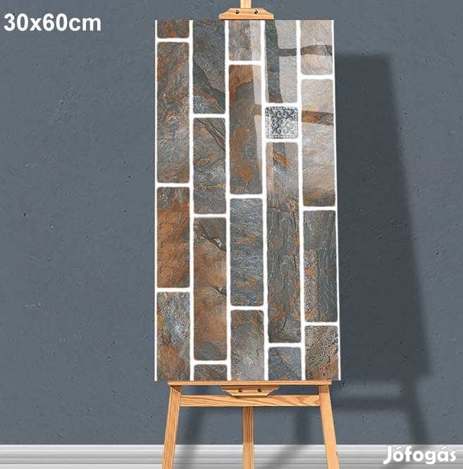10db. 3D Márványhatású Öntapadós fali Csempe BM31 30x60cm (5735)