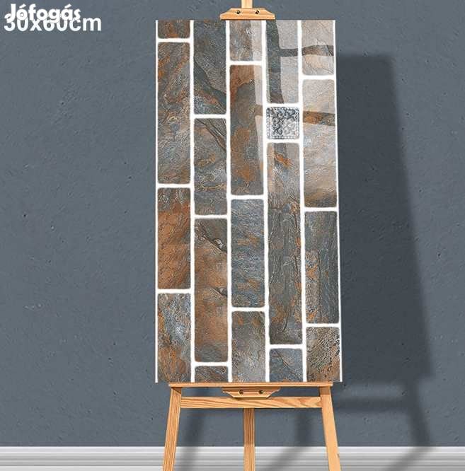 10db. 3D Márványhatású Öntapadós fali Csempe BM31 30x60cm (5735)