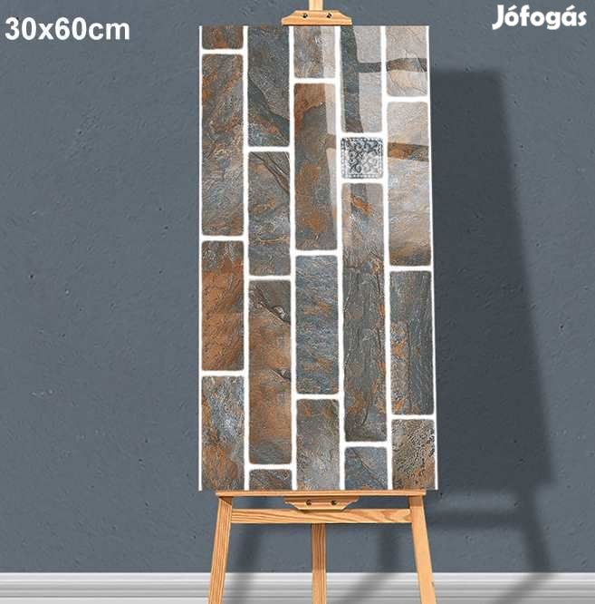 10db. 3D Márványhatású Öntapadós fali Csempe BM31 30x60cm (5735)